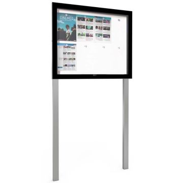 Vitrine Edge sur pieds à sceller - 8 A4