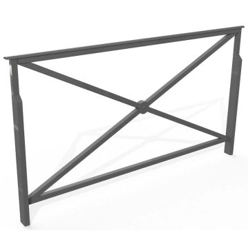 Barrière Croix de St André L. 164 cm - A sceller