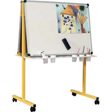 Tableau pupitre mobile 2 faces 62 X 90 cm