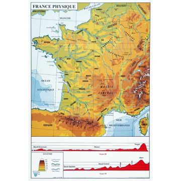 Carte de France pédagogique parlante (Recto)