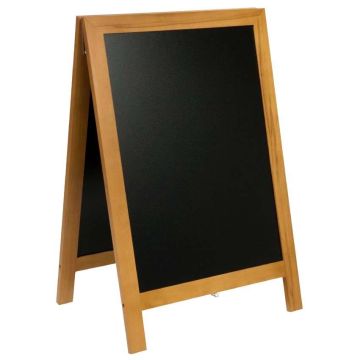 Chevalet ardoise Deluxe H. 85 X L. 55 cm - Finition Hêtre