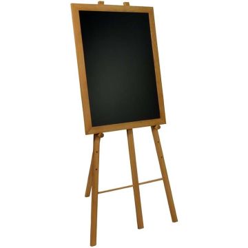 Chevalet porte-ardoise - Noir laqué