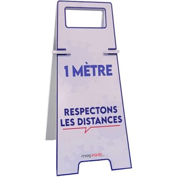 Chevalet pour respect des distances