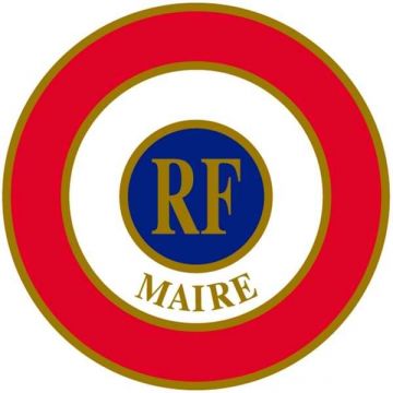 Cocarde voiture - Maire