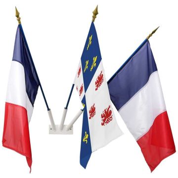 Kit 3 drapeaux de façade