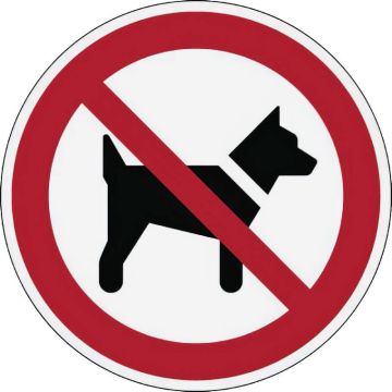 Signalétique Interdit aux chiens