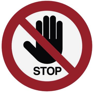 Signalétique Stop - Ne pas s'approcher