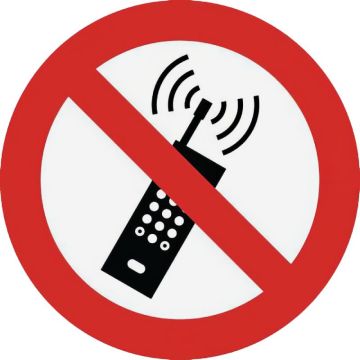 Signalétique Téléphone Mobile Interdit