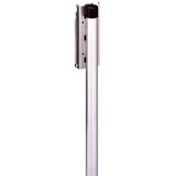Corbeille polyéthylène haute densité 50L coloris gris – poubelle de ville pour espaces extérieurs