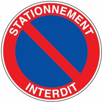 Panneau stationnement interdit