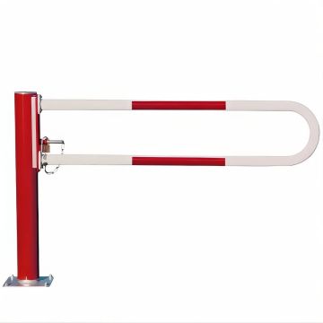 Barrière d'accès pivotante en acier laqué 2 à 3 m - Magequip