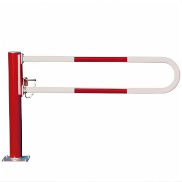 Barrière d'accès pivotante sur platine