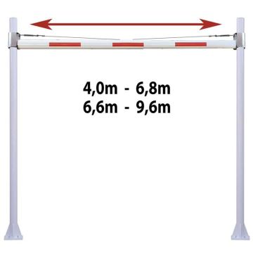 Portique limitation de hauteur - Largeur réglable