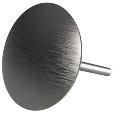 Clou de voirie inox brossé diamètre 100 mm