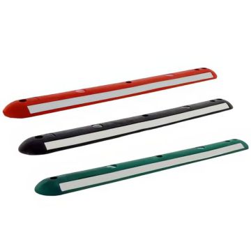 Séparateurs voies caoutchouc rouge, noir, vert