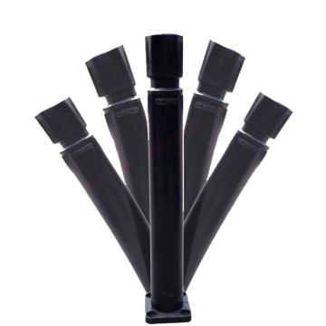 Potelet flexible pommeau gorge - Noir