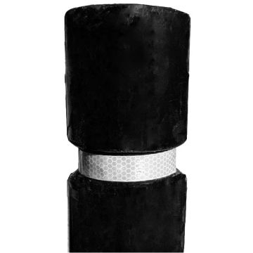 Potelet polyuréthane PMR - Corps Noir / Tête Blanche