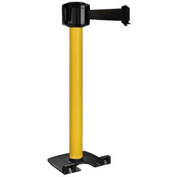 Poteau à sangle 10 - Noir/Jaune