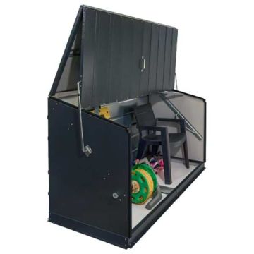 Coffre métal extérieur - Gris anthracite