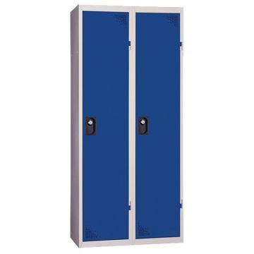 Vestiaire 3 cases - Industrie salissante (portes gris anthracite)