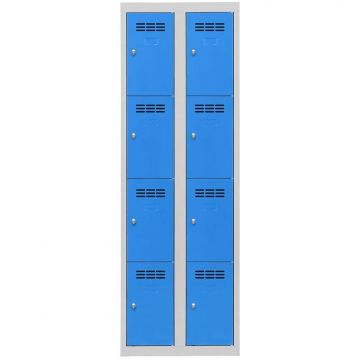 Armoire multicases 2 colonnes de 4 casiers 300 mm