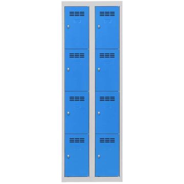 Armoire multicases 4 colonnes de 4 casiers 300 mm