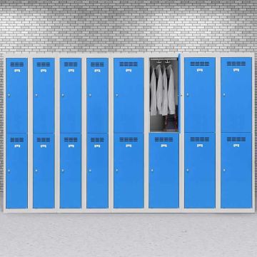 Armoire multicases - 3 colonnes de 2 casiers 