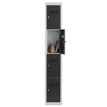 Armoire multicases 4 colonnes de 4 casiers 300 mm