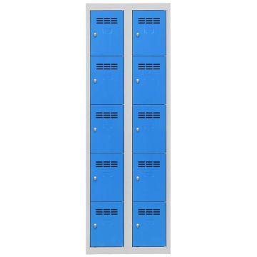 Armoire multi-casiers 3 colonnes de 5 cases 300 mm