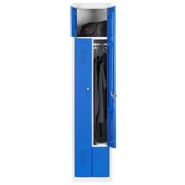 Vestiaire compact porte en L - 6 casiers