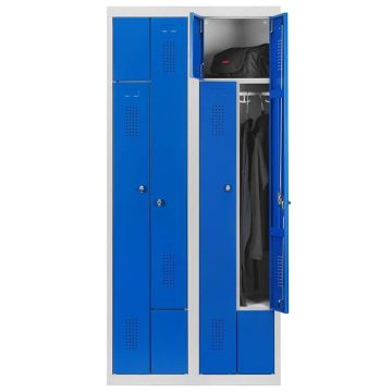 Vestiaire compact porte en L - 6 casiers