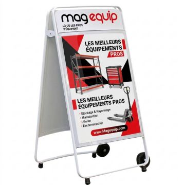 Chevalet porte-affiches Delta Plus