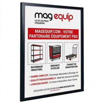 Panneau porte-affiche mural