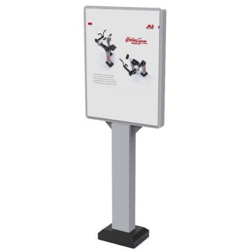 Panneau information aire de fitness extérieure