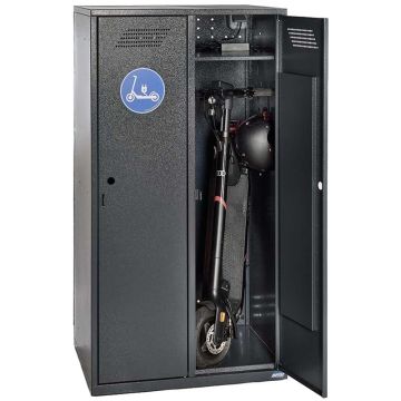 Armoire 2 cases alimentées pour trottinettes