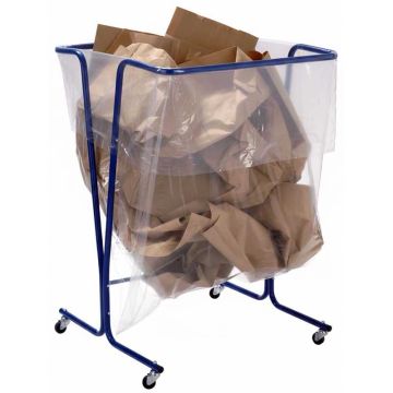 Support sac poubelle sur roulettes 600L