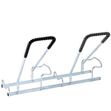 Rack vélos à arceau gainé extensible - 1 Départ + 1 suivant