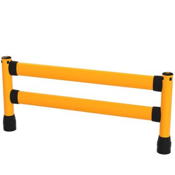 Barrière protection flex H. 1 170 × L. 2 642 mm – coloris Noir/Jaune