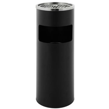 Cendrier poubelle à poser 12,5 L inox mat – réf. 745005