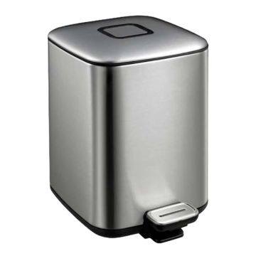 Poubelle sanitaire carrée 6L inox