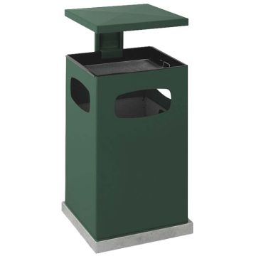 Cendrier corbeille 80 litres - Gris foncé