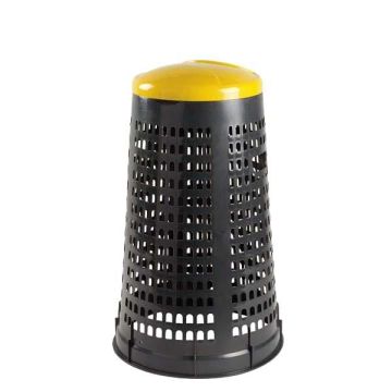 Poubelles extérieures plastiques perforées