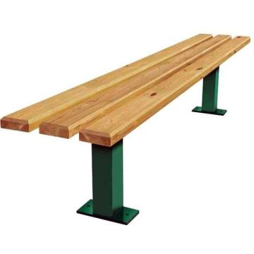 Banquette Toulouse Lames autoclaves - Pieds Vert