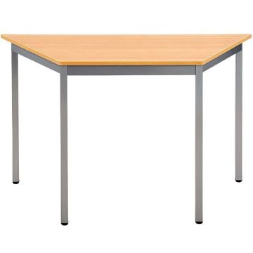 Table de réunion trapèze 120 cm