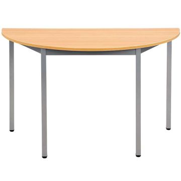 Table de réunion demi-ronde - D. 120 cm