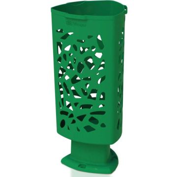 Corbeille Raffia PEHD 57L - Marron RAL 8017