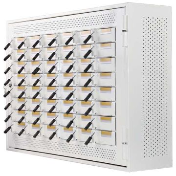 Armoire à casiers alimentée pour smartphones - 48 positions