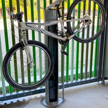 Station entretien et réparation vélos