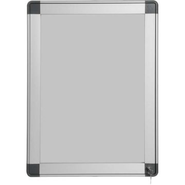 Vitrine murale coins arrondis - Bleu RAL 5000