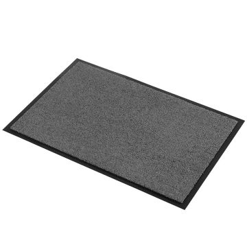 Tapis tufté gris anthracite